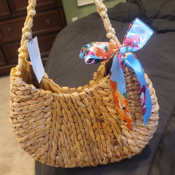A New Day Handbags - NWT straw purse